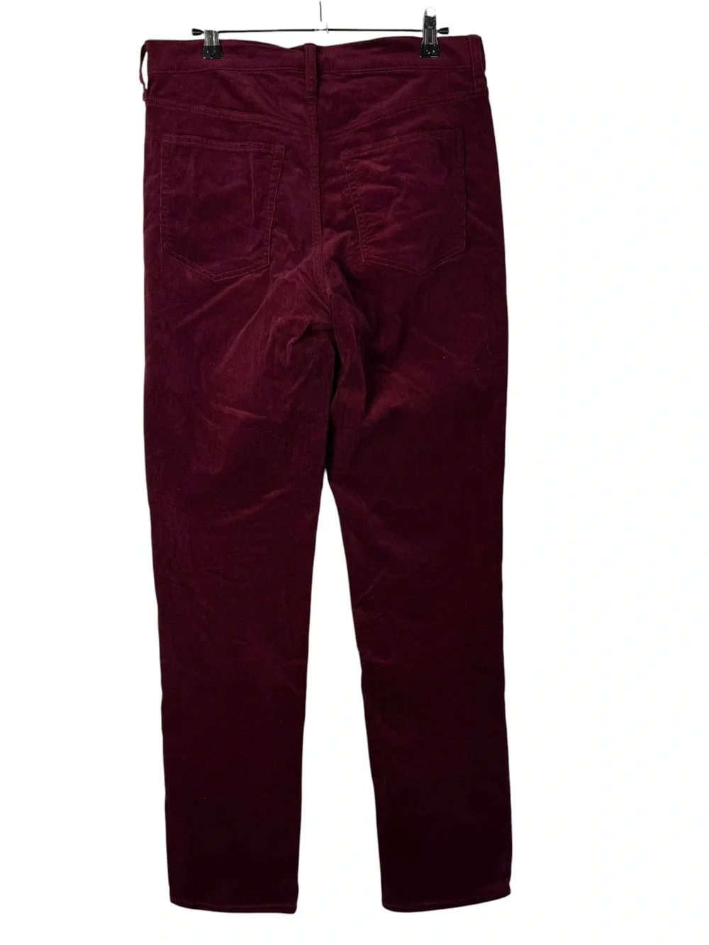 J. Crew Tall Dark Red Straight Leg Corduroy Pants 28T